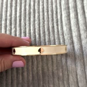 Kate Spade off white bangle bracelet